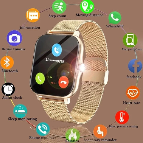 ConnectLife Smartwatch 2025 Fitness Clock Sports