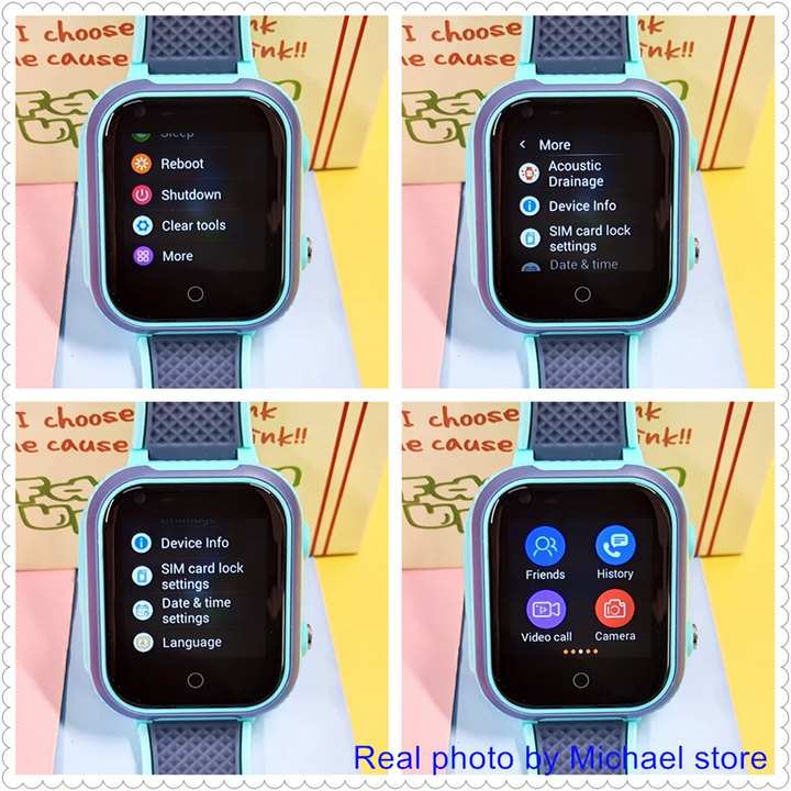 Smart Watch for Kids – 4G GPS, Camera, Video Call, Phone Tracker