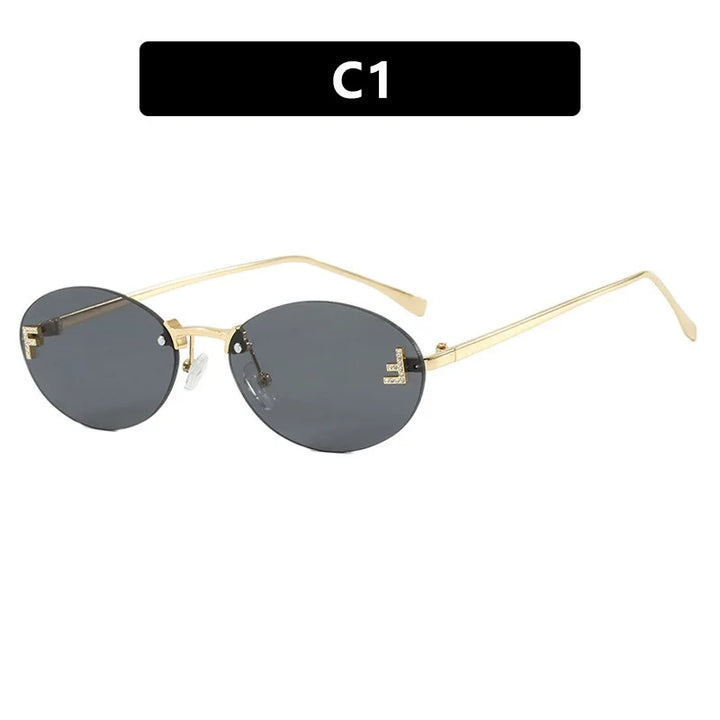 Stylish Retro Oval Sunglasses - Perfect for Driving & Everyday Style