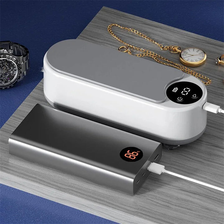 Portable 450ml Ultrasonic Jewelry & Household Cleaner Pod
