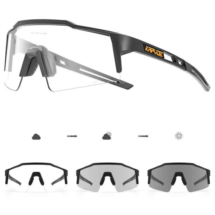 Ultra Light Kapvoe Cycling Glasses – Polarized, MTB & Road, Outdoor Sports