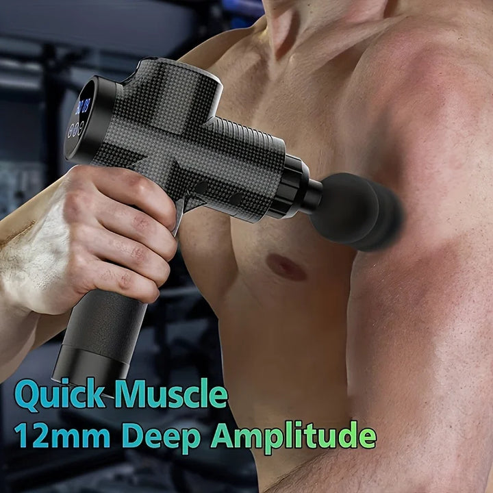 30-Level Deep Tissue Massage Gun – Electric Muscle Massager for Body, Neck and Fitness Recovery