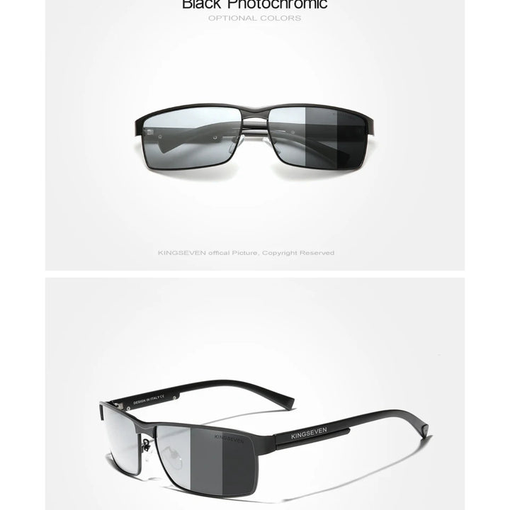 Photochromic KINGSEVEN Sunglasses – Chameleon Lenses, Men’s Sun Glasses
