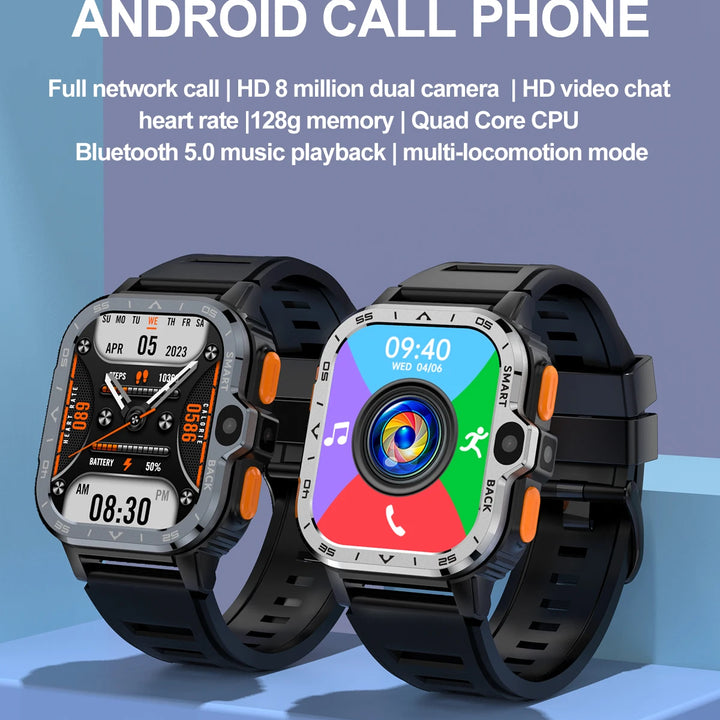 Valdus Smart Watch PGD – Dual Camera, NFC, 4G SIM, Fast Internet