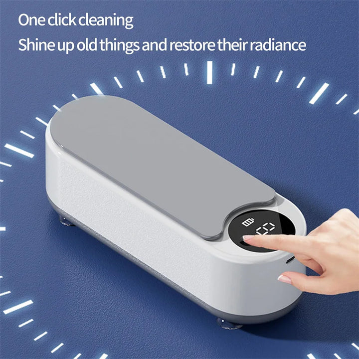 Portable 450ml Ultrasonic Jewelry & Household Cleaner Pod
