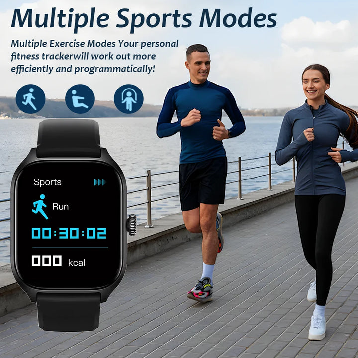 H9 Pro MAX Smartwatch – 2.01" Display, BT Calls, Fitness, Alerts