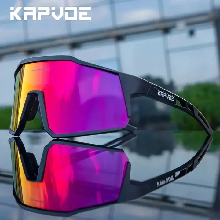 Ultra Light Kapvoe Cycling Glasses – Polarized, MTB & Road, Outdoor Sports