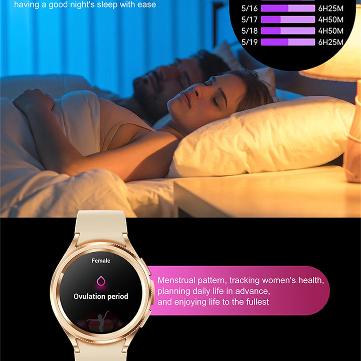 Watch 6 Classic Smartwatch – Bluetooth Call, GPS, Fitness, 2025 New