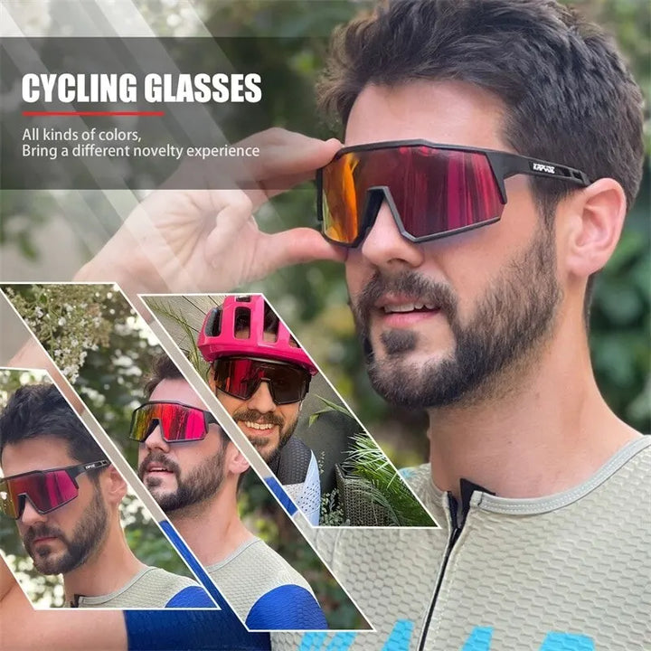 Ultra Light Kapvoe Cycling Glasses – Polarized, MTB & Road, Outdoor Sports