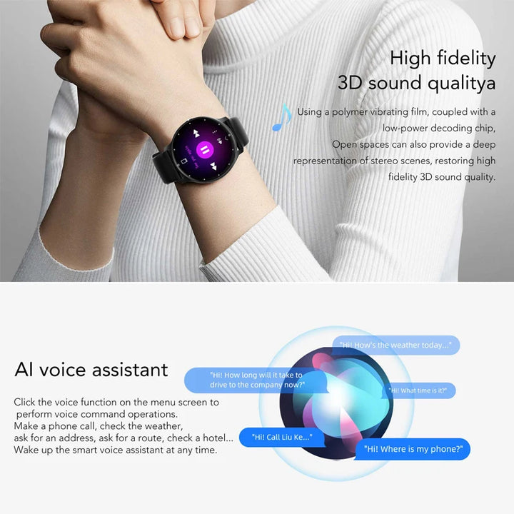 New Smart Watch Sports Fitness New Ultra Light