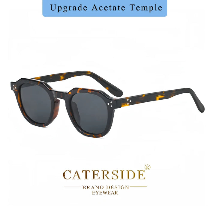 Retro Polarized Sunglasses CATERSIDE – Ultralight TR90 Frame - Men/Women