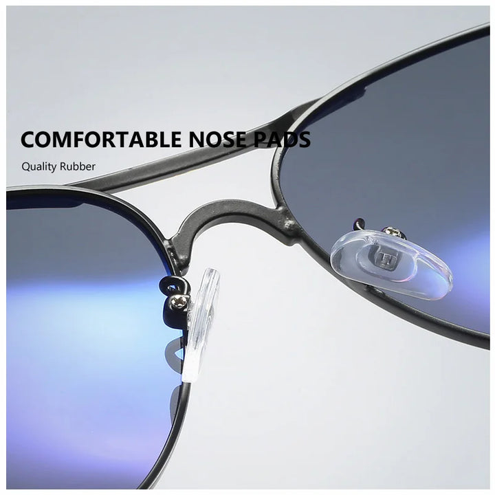 AOWEAR Men’s Sunglasses – Aviation Style, Polarized, Mirror Lens