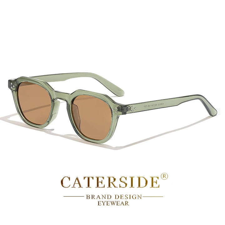 Retro Polarized Sunglasses CATERSIDE – Ultralight TR90 Frame - Men/Women