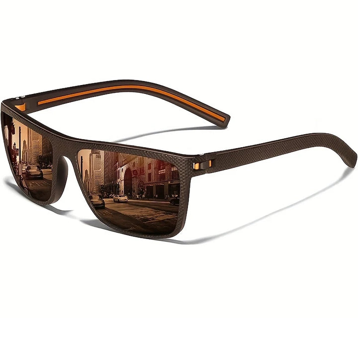 Square Polarized Sunglasses – Lightweight Frame, UV Protection, Men & Women
