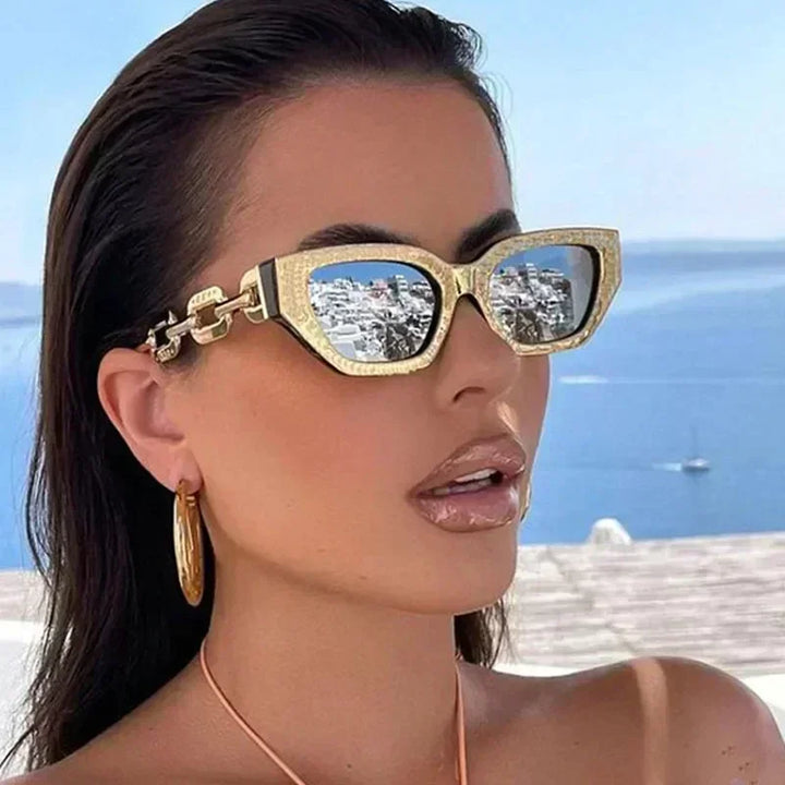 Sunglasses New Fashion Cat Eye – Vintage UV400