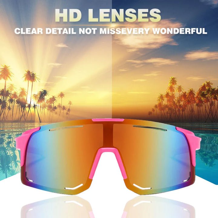 Road Bike Sports Glasses – Polarized Lenses, Outdoor Riding