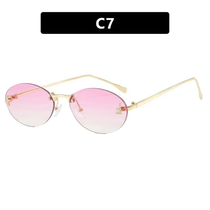Stylish Retro Oval Sunglasses - Perfect for Driving & Everyday Style