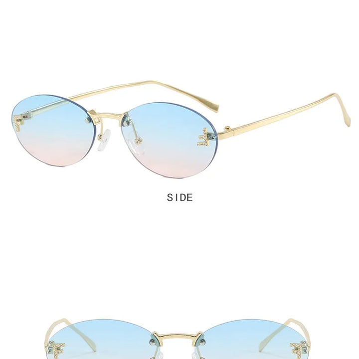 Stylish Retro Oval Sunglasses - Perfect for Driving & Everyday Style