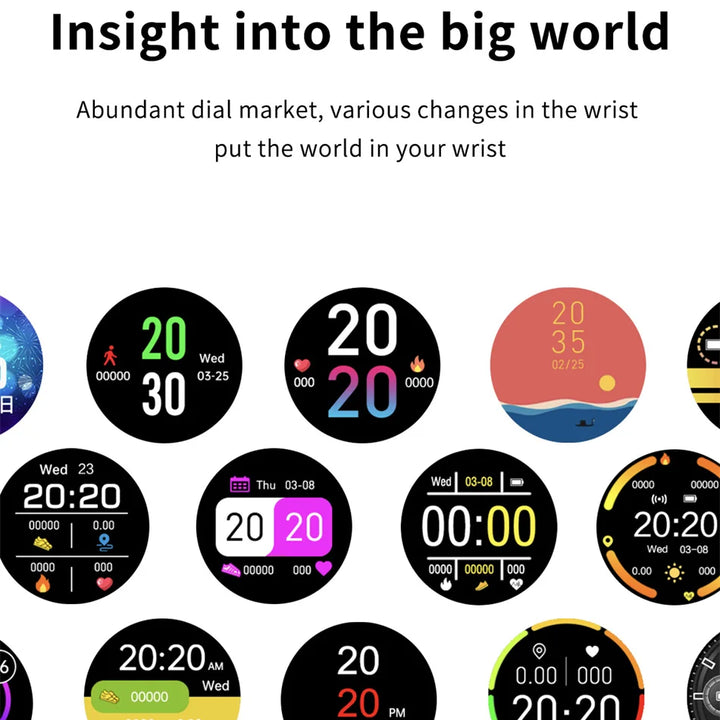 New Smart Watch Sports Fitness New Ultra Light