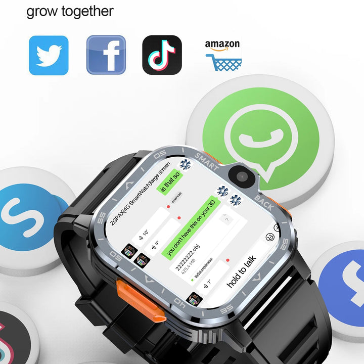 Valdus Smart Watch PGD – Dual Camera, NFC, 4G SIM, Fast Internet