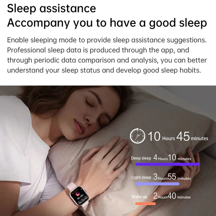 2025 Smartwatch 2.01" – Bluetooth Calls & Music, Waterproof, Fitness Tracker