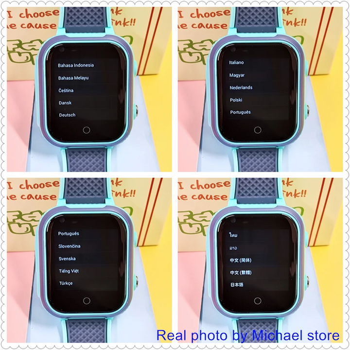 Smart Watch for Kids – 4G GPS, Camera, Video Call, Phone Tracker