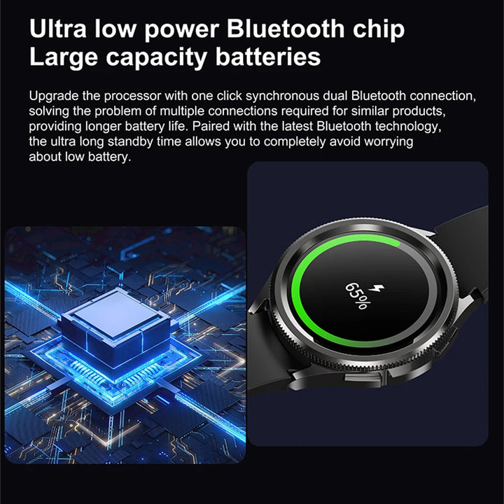Watch 6 Classic Smartwatch – Bluetooth Call, GPS, Fitness, 2025 New