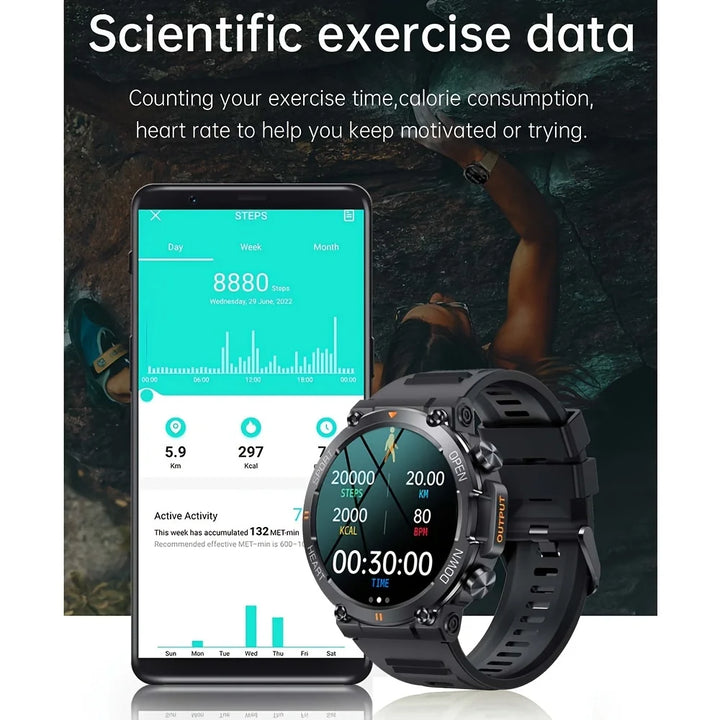 K56Pro Smartwatch – 1.39" HD Screen, Heart Rate, Sport, Long Battery