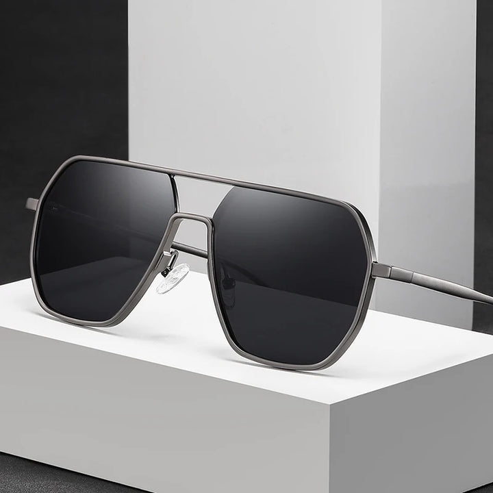 Luxury Metal Photochromic Sunglasses – Polarized, Chameleon Lenses, UV400