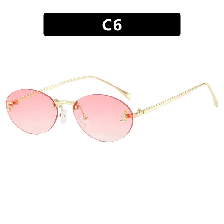 Stylish Retro Oval Sunglasses - Perfect for Driving & Everyday Style