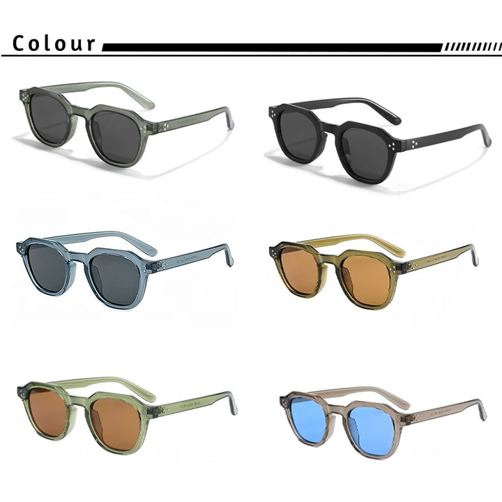 Retro Polarized Sunglasses CATERSIDE – Ultralight TR90 Frame - Men/Women