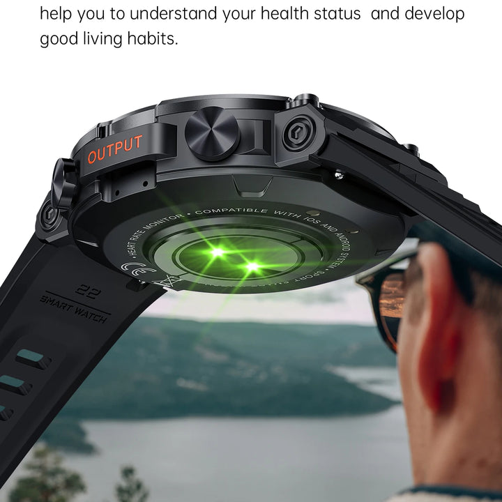K56Pro Smartwatch – 1.39" HD Screen, Heart Rate, Sport, Long Battery
