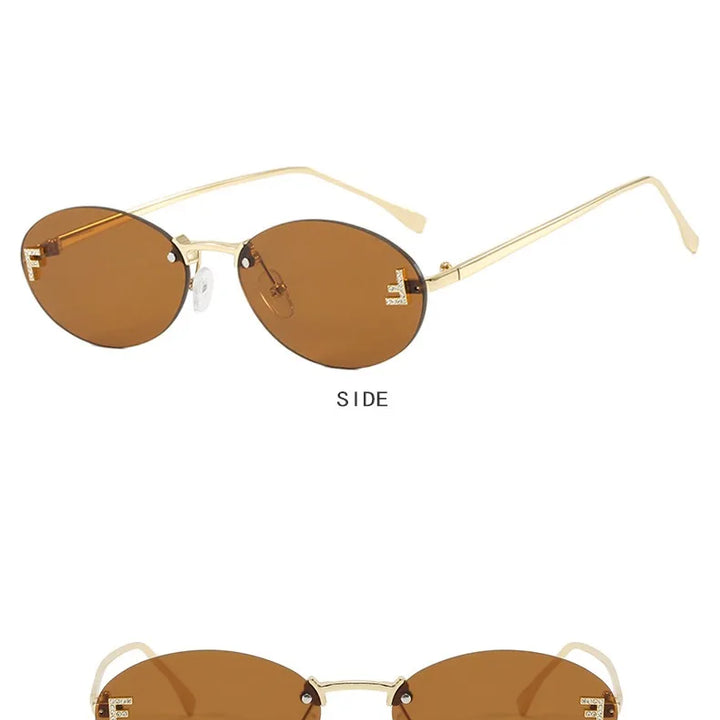 Stylish Retro Oval Sunglasses - Perfect for Driving & Everyday Style
