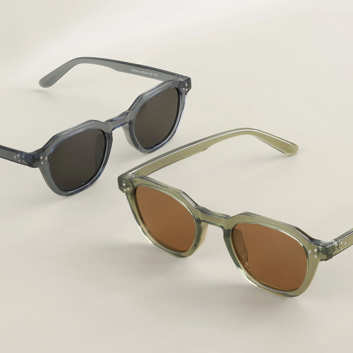 Retro Polarized Sunglasses CATERSIDE – Ultralight TR90 Frame - Men/Women