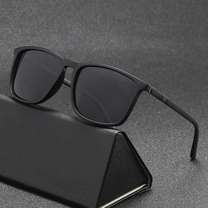 Outdoor Driving Sunglasses – Polarized Square Large Frame, Men & Women