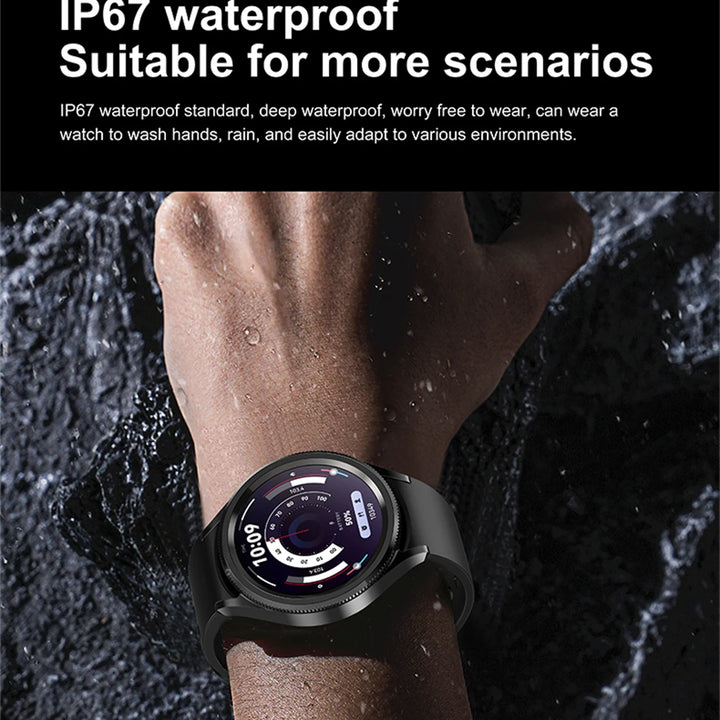 Watch 6 Classic Smartwatch – Bluetooth Call, GPS, Fitness, 2025 New