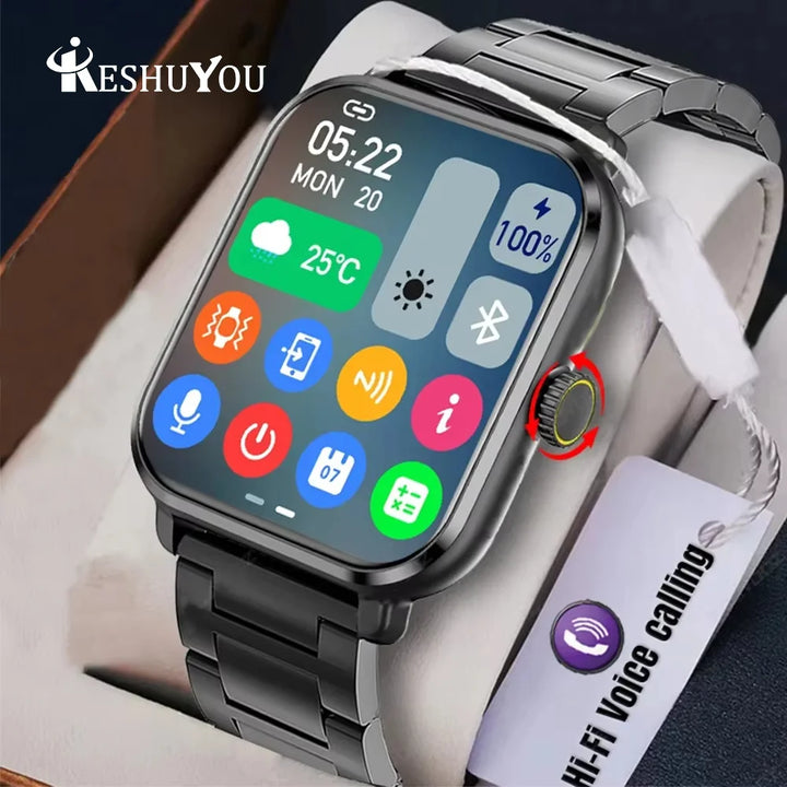 H9 Pro MAX Smartwatch – 2.01" Display, BT Calls, Fitness, Alerts