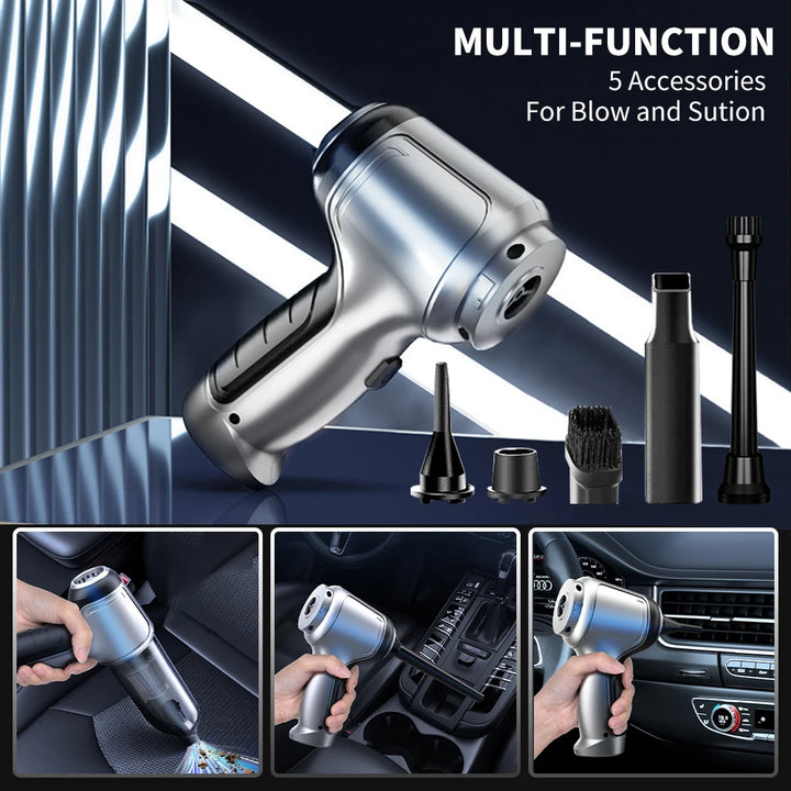 Wireless Car Vacuum Cleaner  Powerful Suction 95000PA for Auto & Home