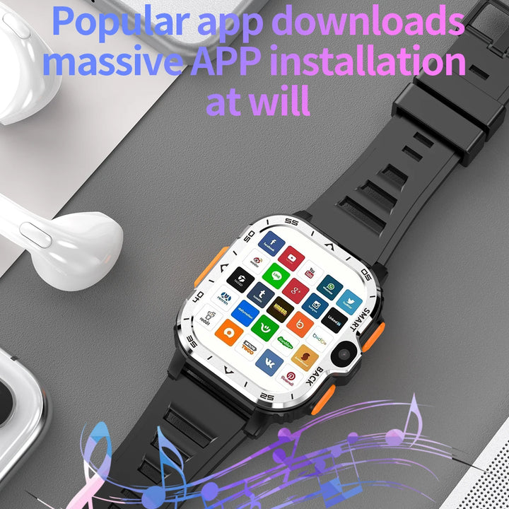 Valdus Smart Watch PGD – Dual Camera, NFC, 4G SIM, Fast Internet
