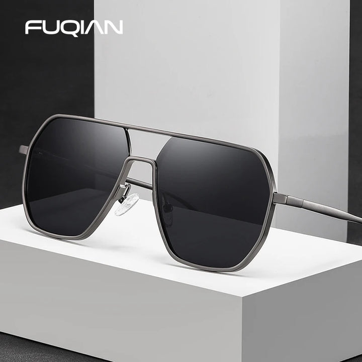 Luxury Metal Photochromic Sunglasses – Polarized, Chameleon Lenses, UV400
