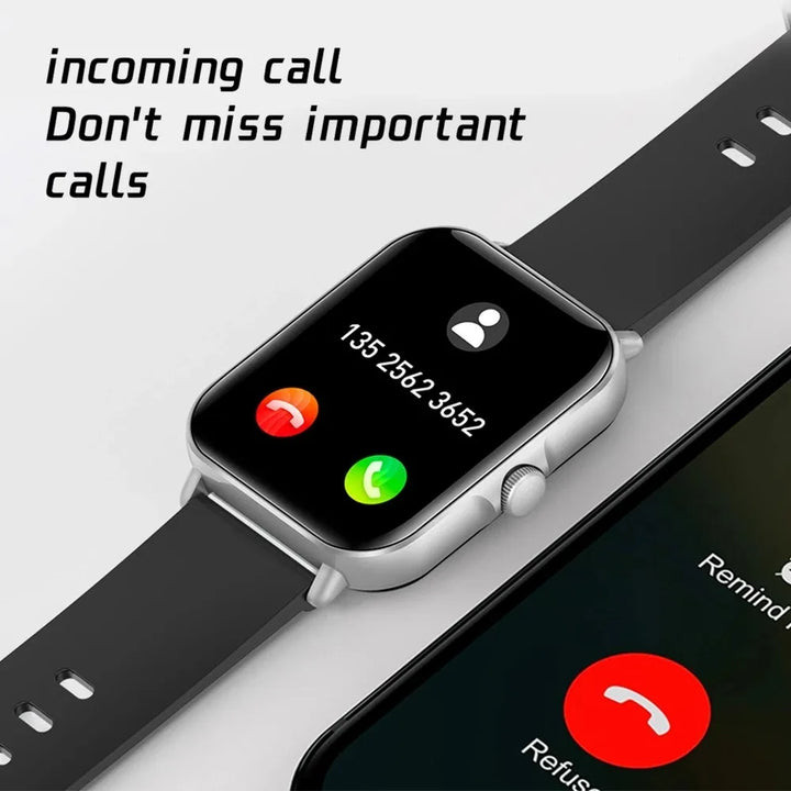 2025 Smartwatch 2.01" – Bluetooth Calls & Music, Waterproof, Fitness Tracker