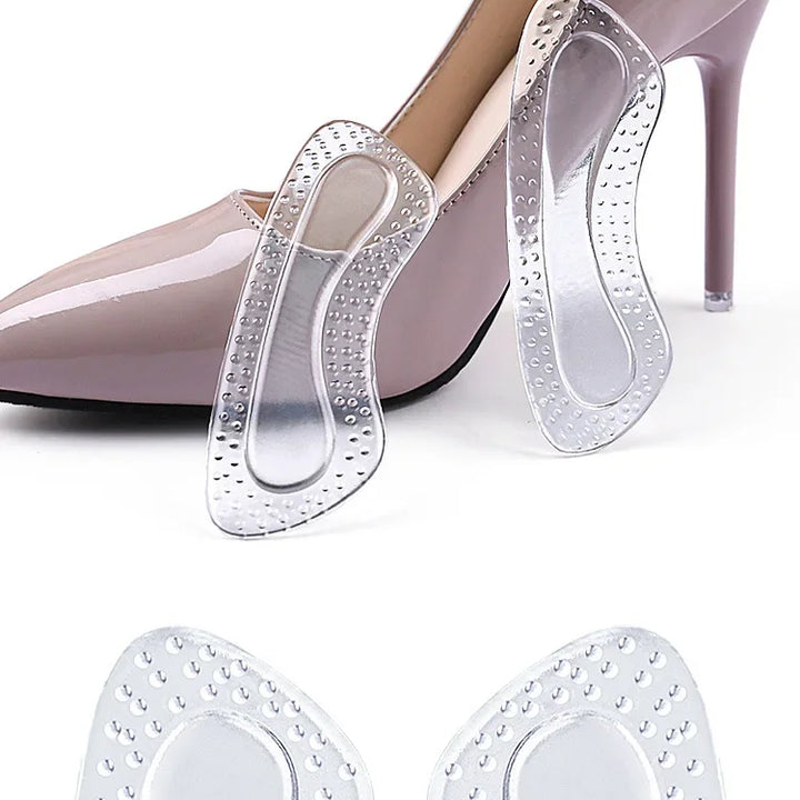 Pair Gel Heel Protectors – Women’s Silicone Cushion Shoe Pads for High Heels, Non-Slip Adjustable