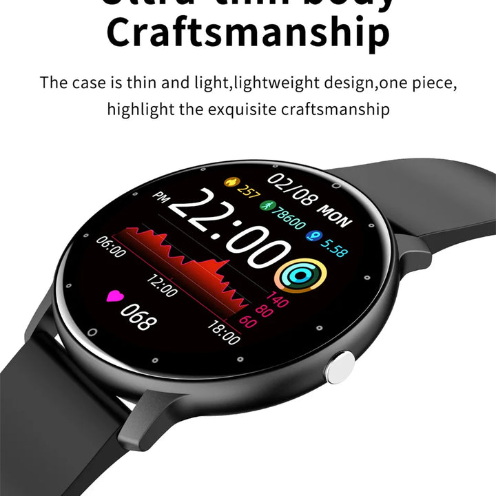 New Smart Watch Sports Fitness New Ultra Light