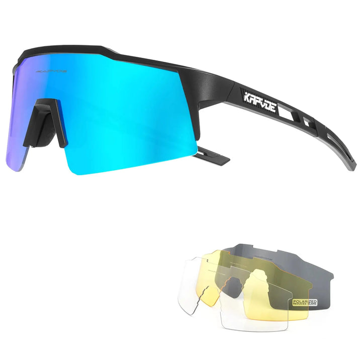 Ultra Light Kapvoe Cycling Glasses – Polarized, MTB & Road, Outdoor Sports