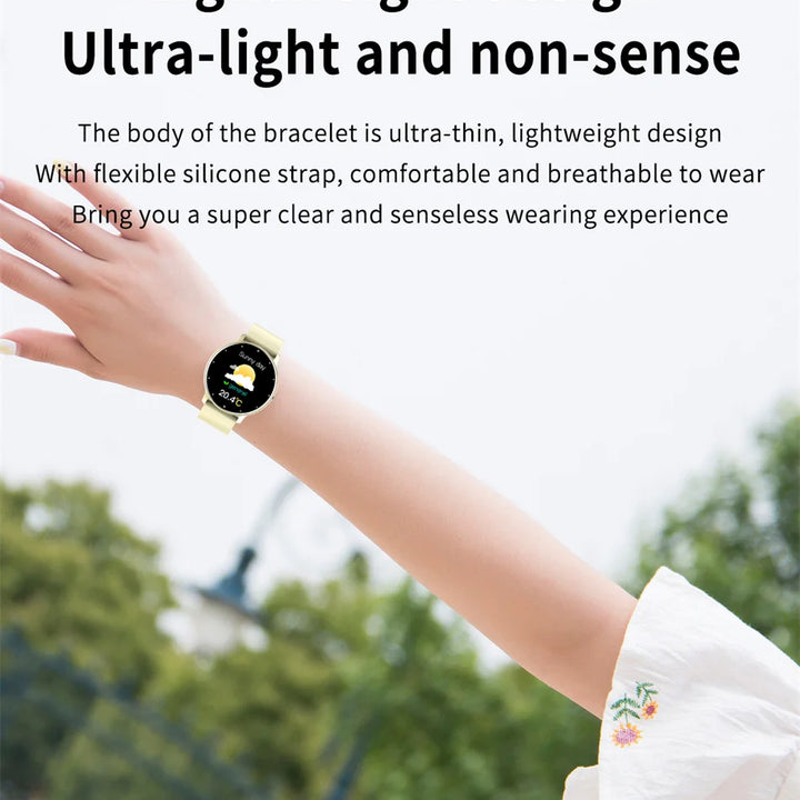 New Smart Watch Sports Fitness New Ultra Light