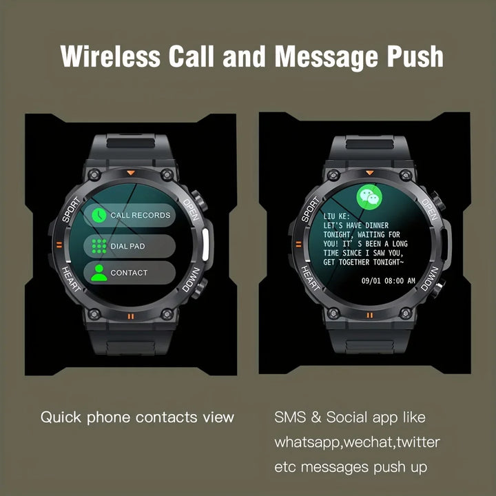 K56Pro Smartwatch – 1.39" HD Screen, Heart Rate, Sport, Long Battery