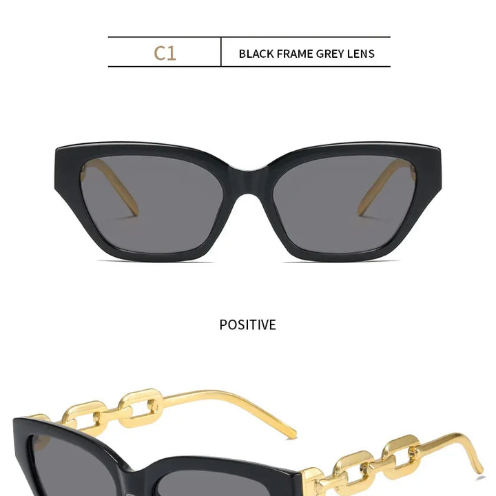 Sunglasses New Fashion Cat Eye – Vintage UV400