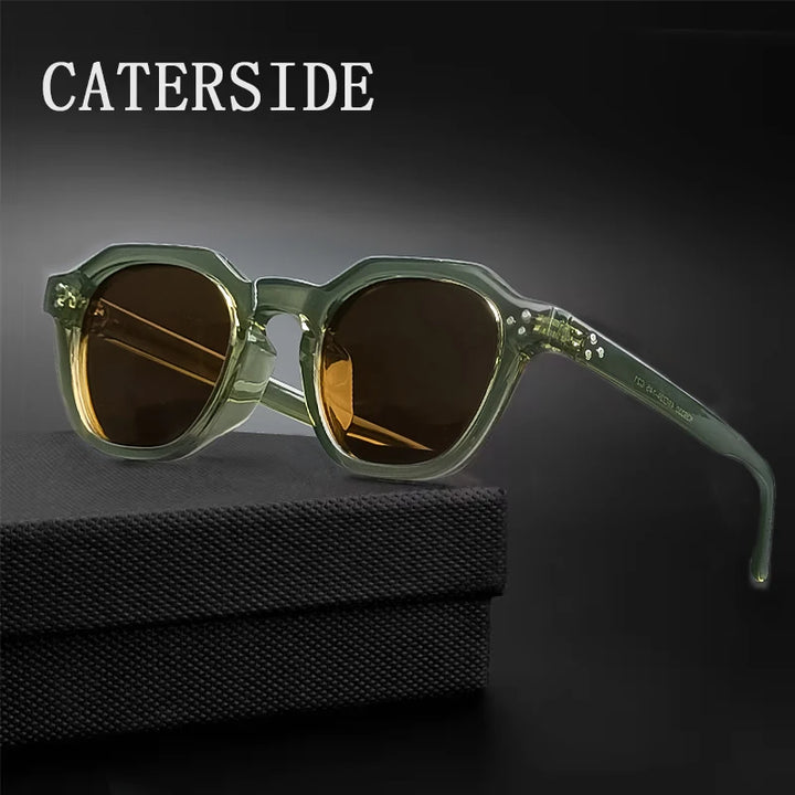 Retro Polarized Sunglasses CATERSIDE – Ultralight TR90 Frame - Men/Women