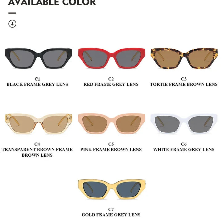 Sunglasses New Fashion Cat Eye – Vintage UV400
