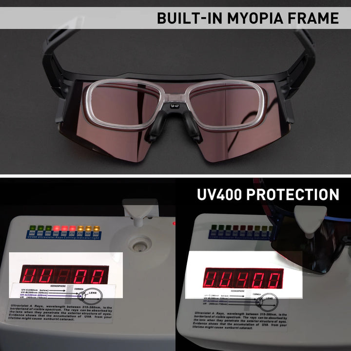 Kapvoe Bike Sunglasses – Outdoor Sport, Mountain Cycling, Polarized Lenses